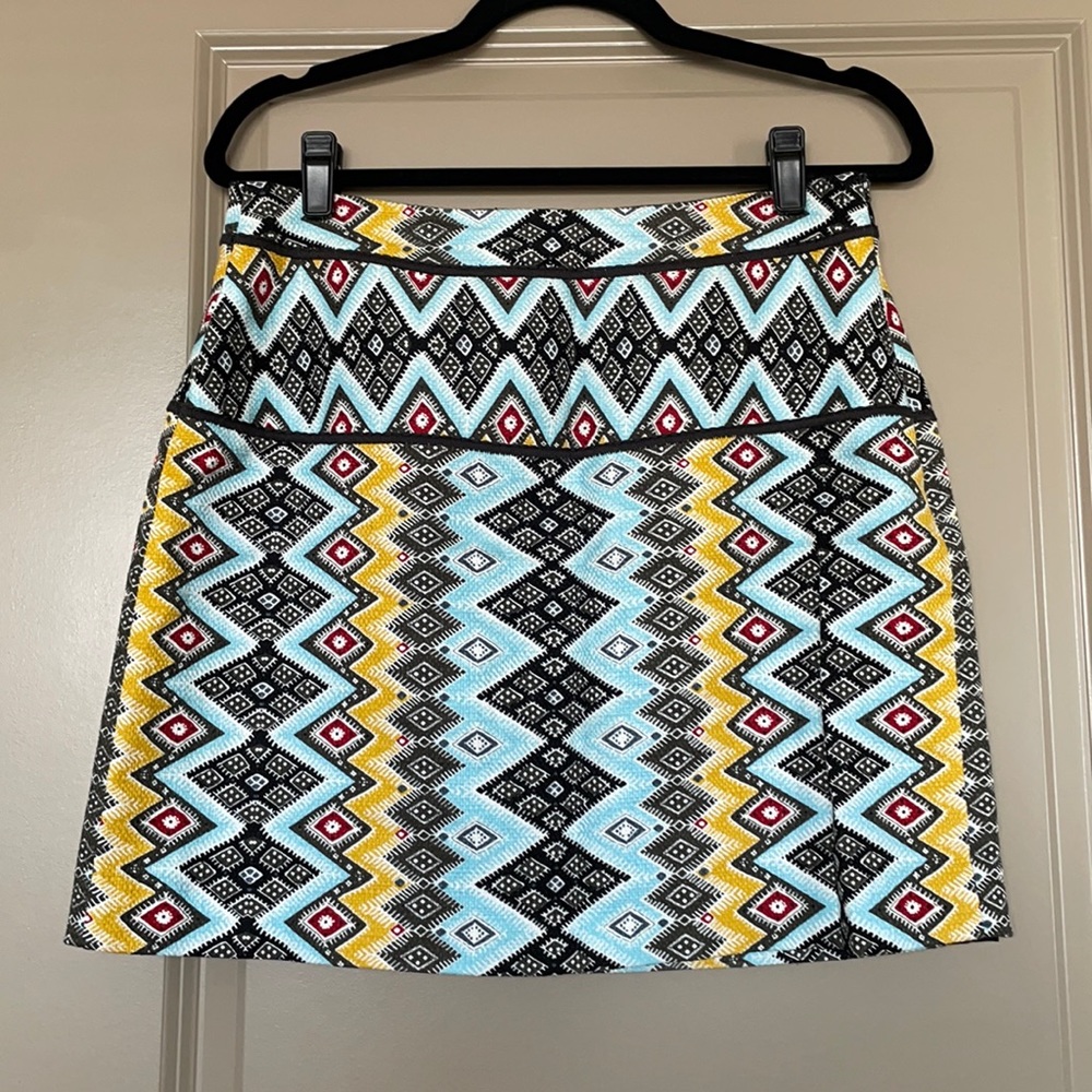 LOFT colorful mini skirt